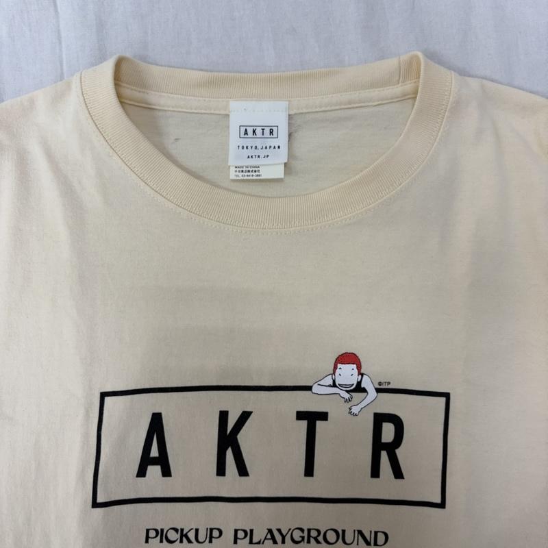 古着 USED Tシャツ 長袖 スラムダンクコラボ SLAM DUNK 桜木花道 ロンT PICK UP PLAYGROUND - ロゴ、文字 X キャラクター オフホワイト / オフホワイト / メンズ USED 古着 中古 50160437