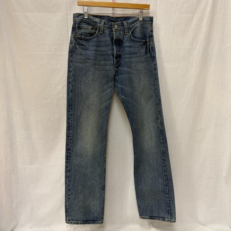 リーバイス Levi s パンツ デニム、ジーンズ 00501-1948 501 ストレートフィット ボタンフライ仕様 W31 L32 ブルー 31インチ 無地 青 / ブルー / blue メンズ USED 古着 中古 50160442