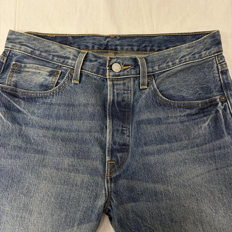 リーバイス Levi s パンツ デニム、ジーンズ 00501-1948 501 ストレートフィット ボタンフライ仕様 W31 L32 ブルー 31インチ 無地 青 / ブルー / blue メンズ USED 古着 中古 50160442