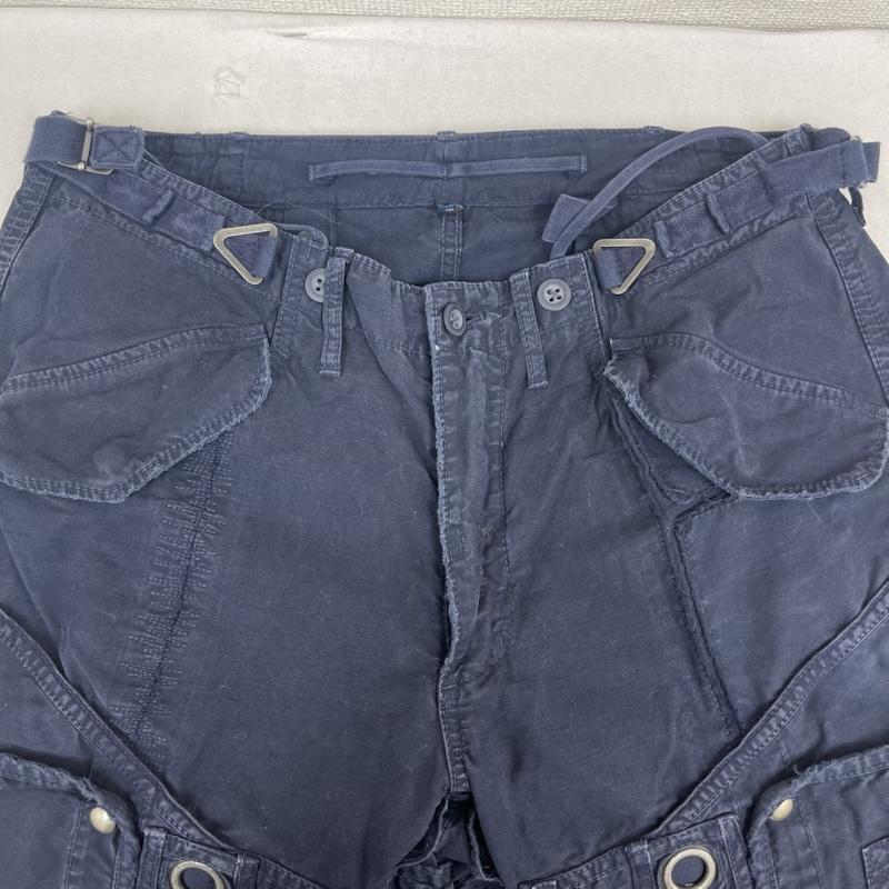 ポロバイラルフローレン Polo by RALPH LAUREN パンツ ワークパンツ、ペインターパンツ 00s ミリタリー ギミック ヘリンボーン パンツ pp-rl-ls3116 紺 / ネイビー / navy メンズ USED 古着 中古 50160447