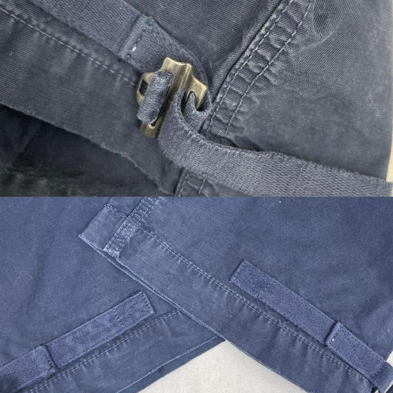 ポロバイラルフローレン Polo by RALPH LAUREN パンツ ワークパンツ、ペインターパンツ 00s ミリタリー ギミック ヘリンボーン パンツ pp-rl-ls3116 紺 / ネイビー / navy メンズ USED 古着 中古 50160447