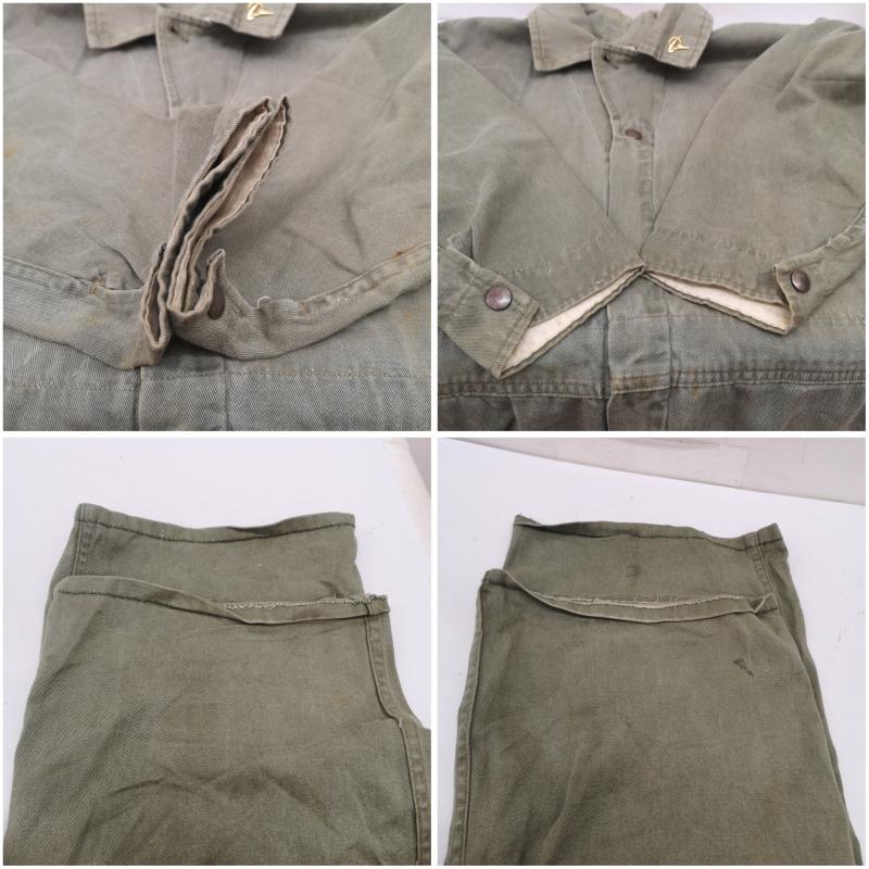 ヴィンテージ VINTAGE サロペット・オーバーオール サロペット、オーバーオール Aero 50s ミリタリー ジャンプスーツ つなぎ カーキオリーブ / カーキオリーブ / メンズ USED 古着 中古 50160449