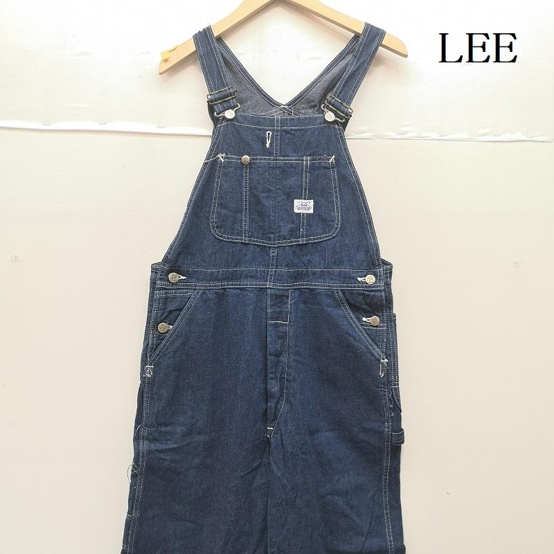 リー Lee サロペット・オーバーオール サロペット、オーバーオール オーバーオール 0291 ハウスマーク 40s 復刻 カットオフ 30x33 M インディゴ / インディゴ / Indigo メンズ USED 古着 中古 50160450