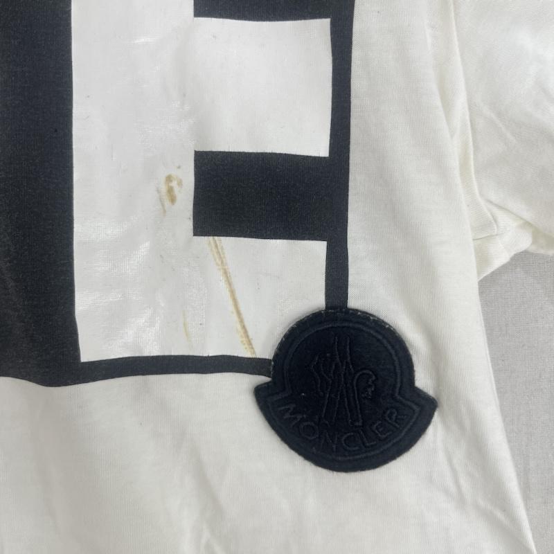 モンクレール MONCLER Tシャツ 半袖 ルーマニア製 LIFE ロゴ グラフィック プリント Tシャツ e20938090950 M 白 / ホワイト / white メンズ USED 古着 中古 50160454