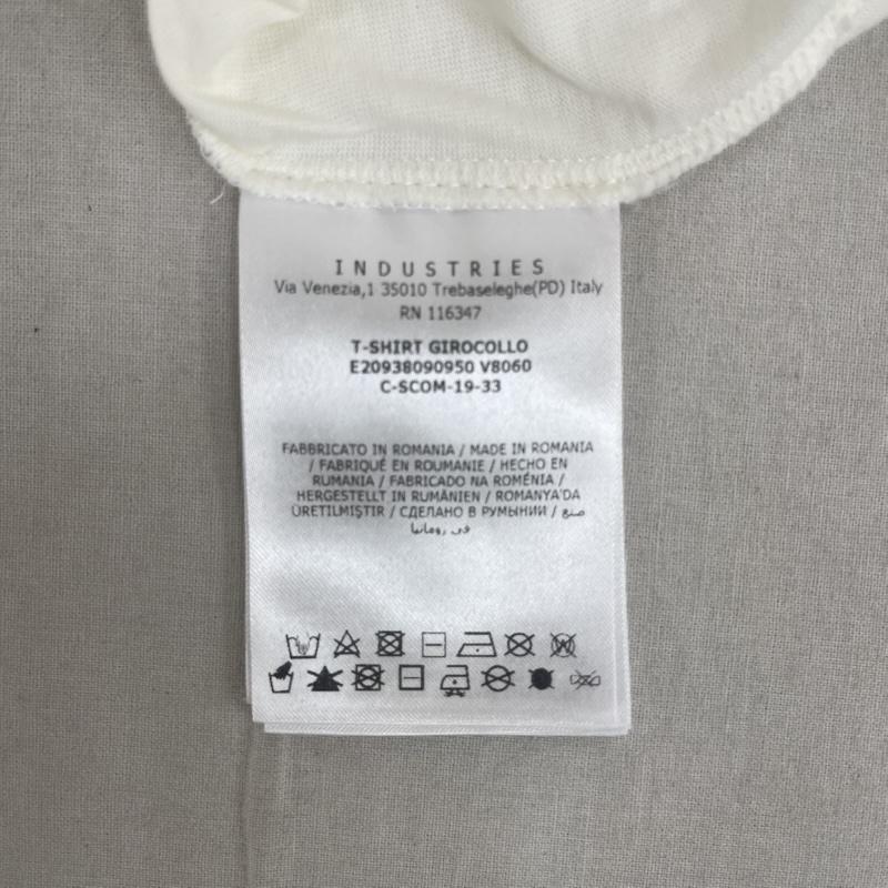 モンクレール MONCLER Tシャツ 半袖 ルーマニア製 LIFE ロゴ グラフィック プリント Tシャツ e20938090950 M 白 / ホワイト / white メンズ USED 古着 中古 50160454