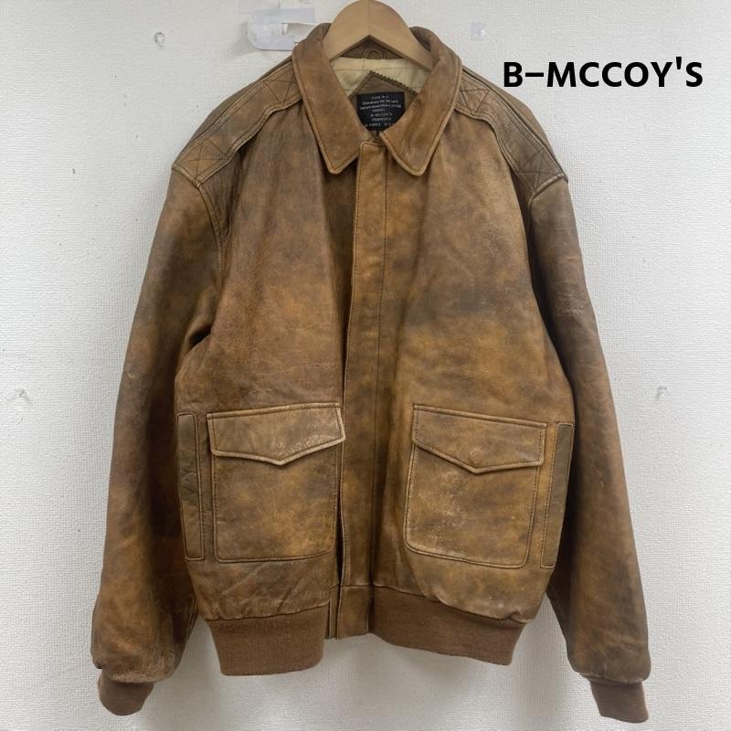ビーマッコイ B-MCCOY S ジャケット、上着 レザージャケット TYPE A-2 レザー ジャケット ヴィンテージ アウター XXL 茶 / ブラウン / brown メンズ USED 古着 中古 50160460