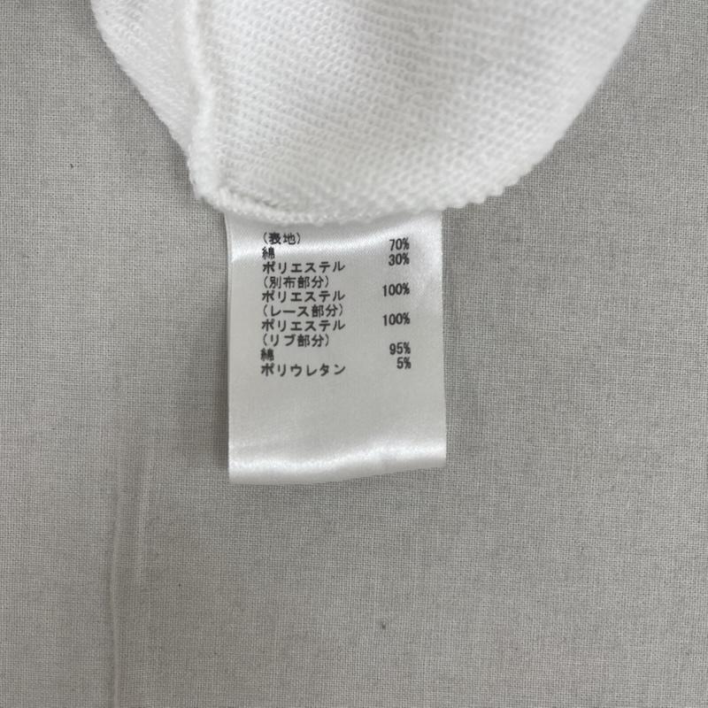 グレースコンチネンタル GRACE CONTINENTAL パーカー 長袖 ドット フラワー パーカー カットワーク レース デザイン 白 / ホワイト / white レディース USED 古着 中古 50160464