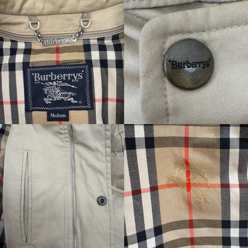 バーバリーズ BURBERRYS ジャケット、上着 ジャンパー、ブルゾン 90s ノバチェック ダウン ライナー フーデッド コート WV485-831-76 M ベージュ / ベージュ / beige メンズ USED 古着 中古 50160478