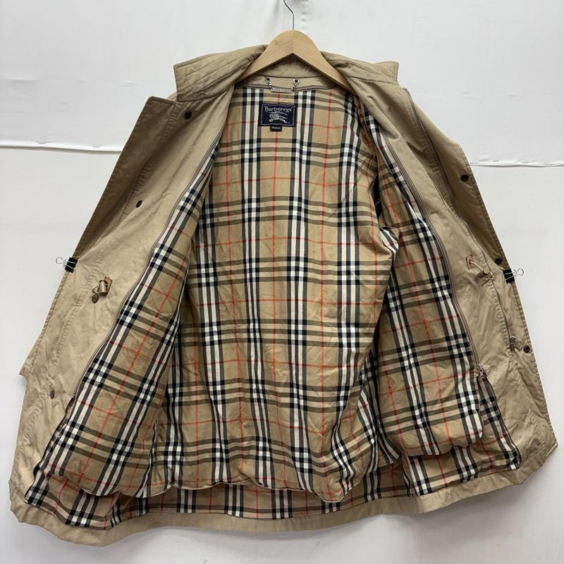 バーバリーズ BURBERRYS ジャケット、上着 ジャンパー、ブルゾン 90s ノバチェック ダウン ライナー フーデッド コート WV485-831-76 M ベージュ / ベージュ / beige メンズ USED 古着 中古 50160478