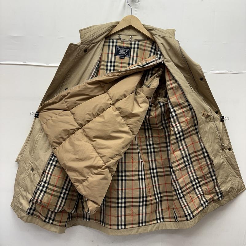 バーバリーズ BURBERRYS ジャケット、上着 ジャンパー、ブルゾン 90s ノバチェック ダウン ライナー フーデッド コート WV485-831-76 M ベージュ / ベージュ / beige メンズ USED 古着 中古 50160478