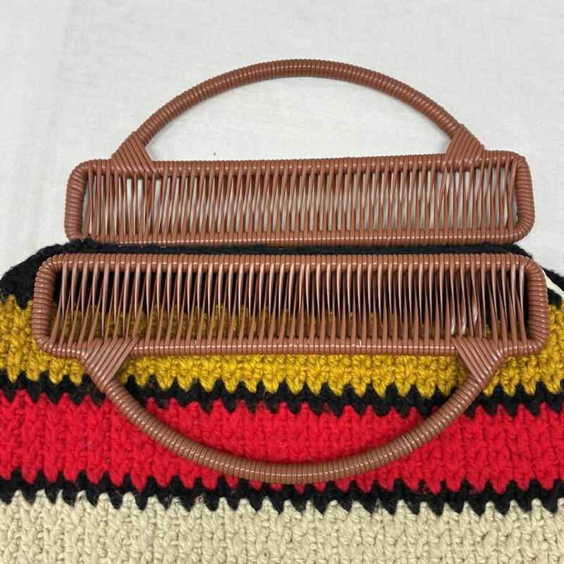 マルニ MARNI トートバッグ トートバッグ マーケット クロシェ ニット ボーダー マルチカラー ハンド トートバッグ - レディース USED 古着 中古 50160481