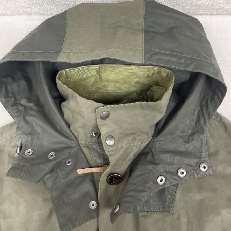 プリティーグリーン Pretty Green コート コート一般 ASHBURN パッチポケット フーデッド パーカー モッズ コート XS カーキ / カーキ / khaki メンズ USED 古着 中古 50160484