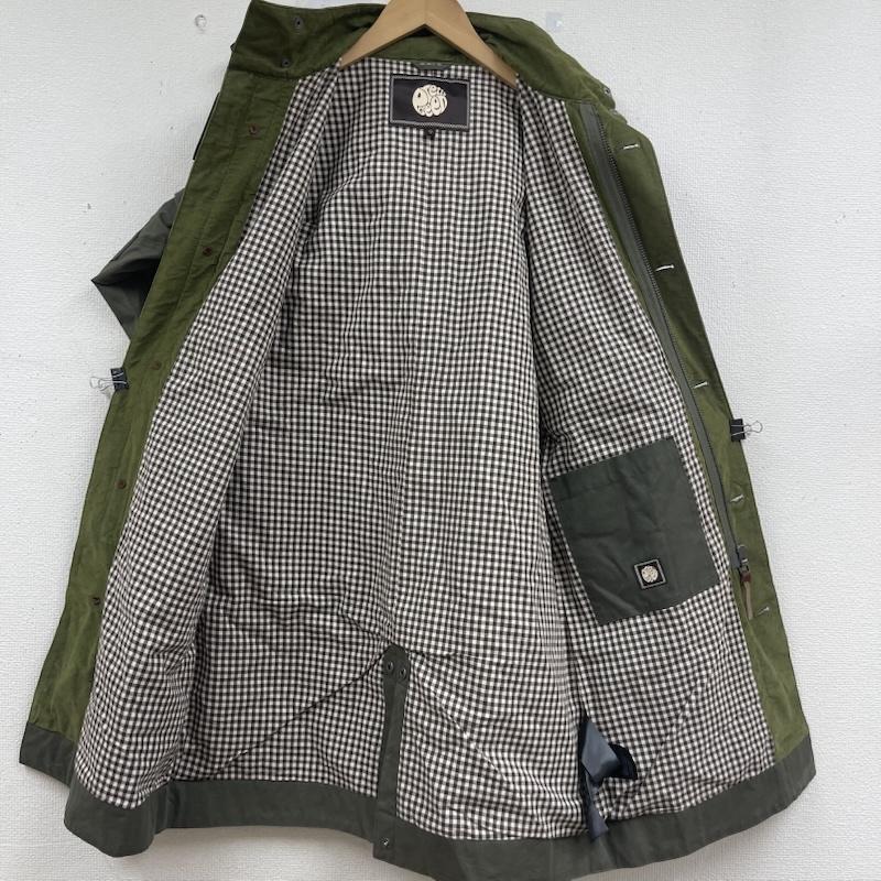 プリティーグリーン Pretty Green コート コート一般 ASHBURN パッチポケット フーデッド パーカー モッズ コート XS カーキ / カーキ / khaki メンズ USED 古着 中古 50160484