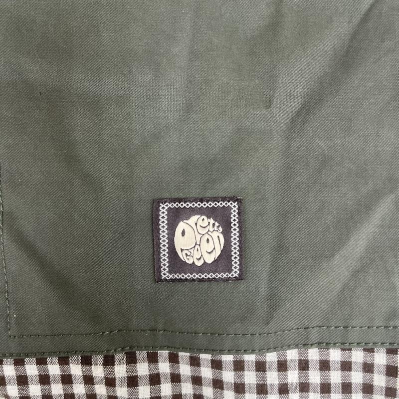 プリティーグリーン Pretty Green コート コート一般 ASHBURN パッチポケット フーデッド パーカー モッズ コート XS カーキ / カーキ / khaki メンズ USED 古着 中古 50160484
