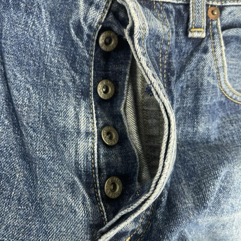 リーバイス Levi s パンツ デニム、ジーンズ 702 xx ボタン裏 j09 赤耳 セルビッチ デニム パンツ 32インチ インディゴ / インディゴ / Indigo メンズ USED 古着 中古 50160487
