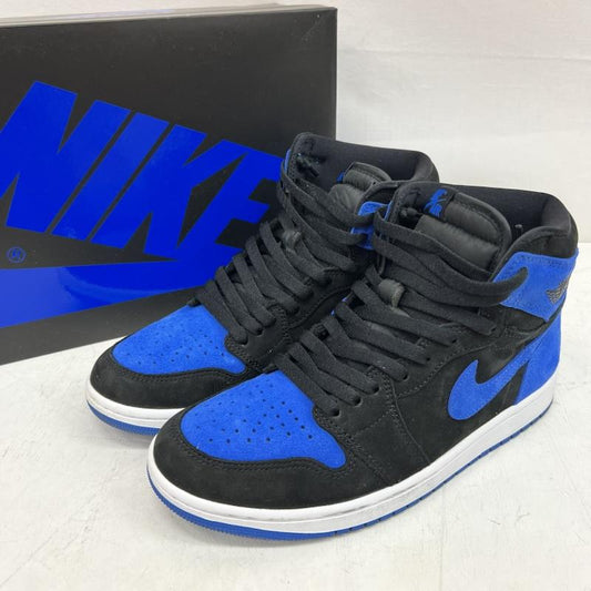 ナイキ NIKE スニーカー スニーカー AIR JORDAN 1 RETRO HIGH OG ROYAL REIMAGINED DZ5485-042 27.5cm 青 / ブルー / blue X 黒 / ブラック / black メンズ USED 古着 中古 50160490