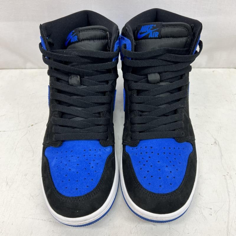 ナイキ NIKE スニーカー スニーカー AIR JORDAN 1 RETRO HIGH OG ROYAL REIMAGINED DZ5485-042 27.5cm 青 / ブルー / blue X 黒 / ブラック / black メンズ USED 古着 中古 50160490