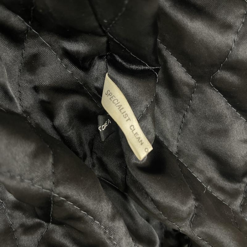 古着 USED ジャケット、上着 レザージャケット JINDO FASHION 襟ファー付き リアル レザー ジャケット L 黒 / ブラック / black メンズ USED 古着 中古 50160494