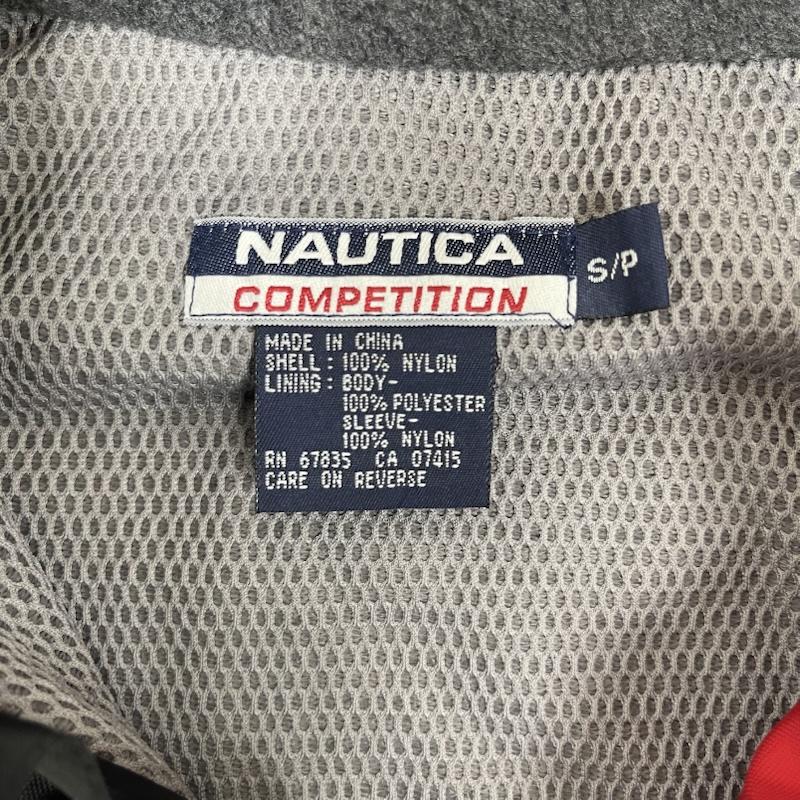 ノーティカ NAUTICA ジャケット、上着 ジャンパー、ブルゾン 90s COMPETITION ロゴ刺繍 プルオーバー ナイロン ジャケット 黒 / ブラック / black メンズ USED 古着 中古 50160496