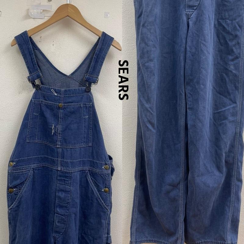 シアーズ SEARS サロペット・オーバーオール サロペット、オーバーオール 70s 80s ヴィンテージ デニム オーバーオール サロペット インディゴ / インディゴ / Indigo メンズ USED 古着 中古 50160498