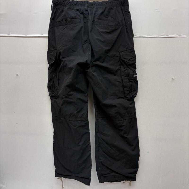 ダンケシェーン DANKE SCHON パンツ ワークパンツ、ペインターパンツ 23AW ダメージ 加工 水溶性 ボンディング カーゴ パンツ 23404ts-ds-1 M 黒 / ブラック / black メンズ USED 古着 中古 50160500