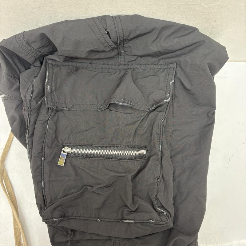 ダンケシェーン DANKE SCHON パンツ ワークパンツ、ペインターパンツ 23AW ダメージ 加工 水溶性 ボンディング カーゴ パンツ 23404ts-ds-1 M 黒 / ブラック / black メンズ USED 古着 中古 50160500