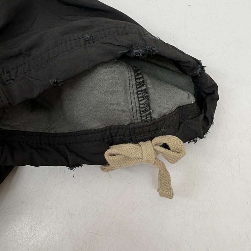 ダンケシェーン DANKE SCHON パンツ ワークパンツ、ペインターパンツ 23AW ダメージ 加工 水溶性 ボンディング カーゴ パンツ 23404ts-ds-1 M 黒 / ブラック / black メンズ USED 古着 中古 50160500