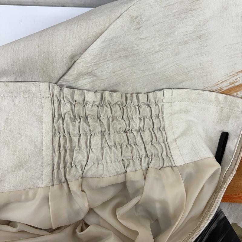 アメリ AMERI スカート ロングスカート LOUISE ART SKIRT アート 総柄 ロング スカート 01110941490 M ベージュ / ベージュ / beige レディース USED 古着 中古 50160504