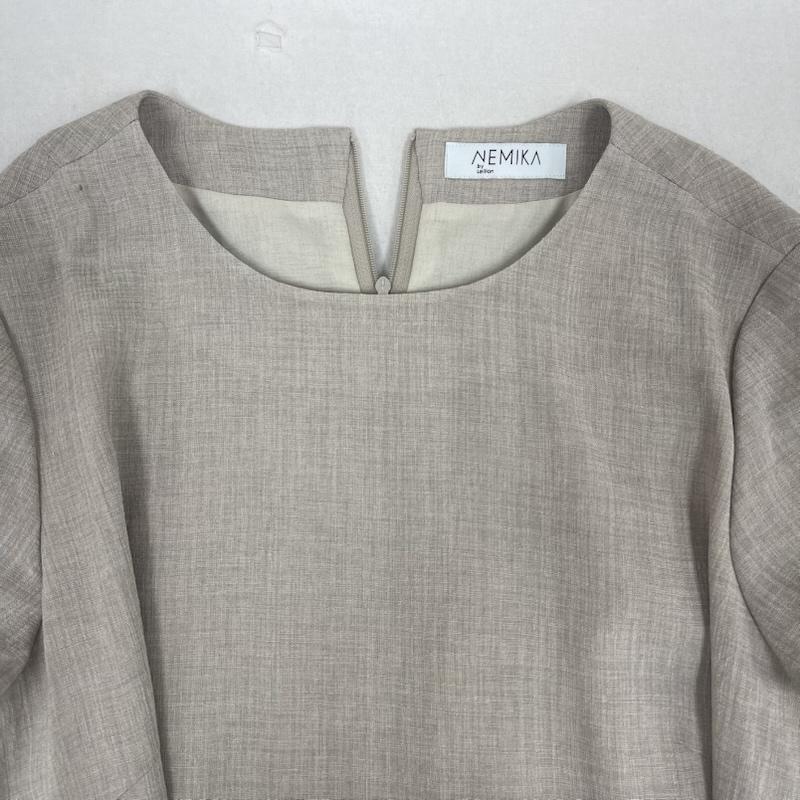古着 USED ワンピース ロングスカート NEMIKA 日本製 Aライン シルエットフレア ワンピース 1702390-82-y ベージュ / ベージュ / beige レディース USED 古着 中古 50160505