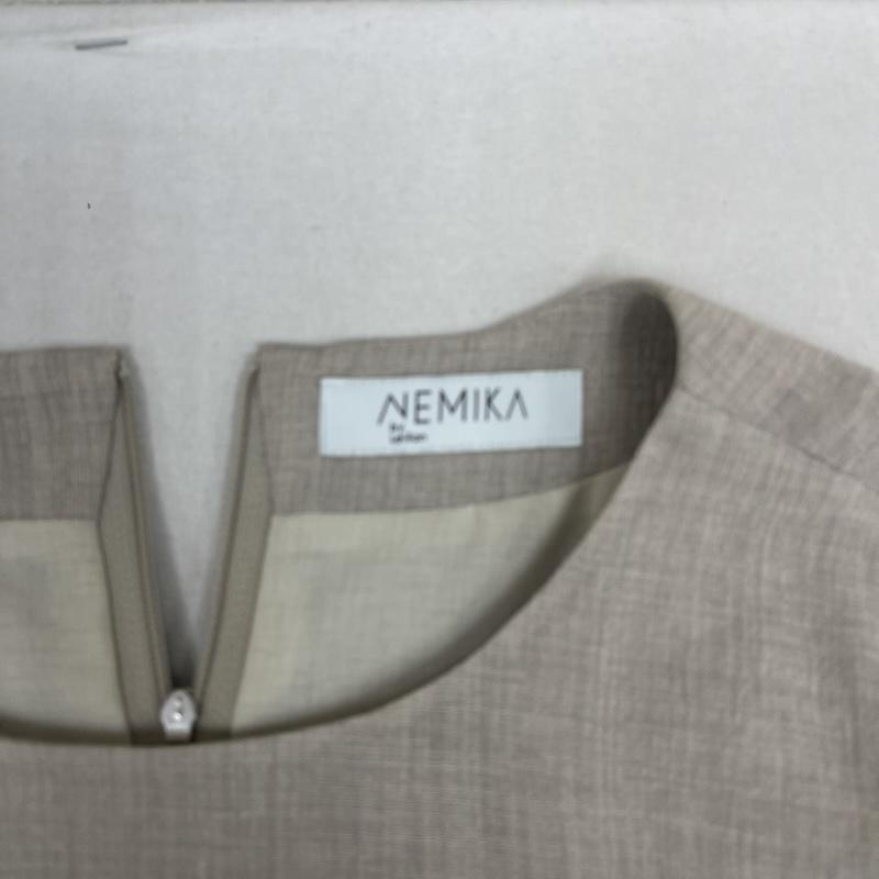 古着 USED ワンピース ロングスカート NEMIKA 日本製 Aライン シルエットフレア ワンピース 1702390-82-y ベージュ / ベージュ / beige レディース USED 古着 中古 50160505