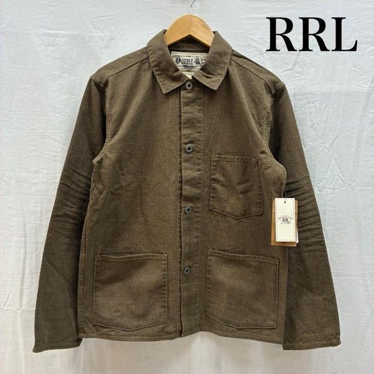 ダブルアールエル ラルフローレン RRL RALPH LAUREN ジャケット、上着 ジャンパー、ブルゾン コットン ストライプ チョア ワーク ジャケット カバーオール XS メンズ USED 古着 中古 50160510