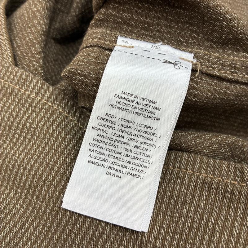 ダブルアールエル ラルフローレン RRL RALPH LAUREN ジャケット、上着 ジャンパー、ブルゾン コットン ストライプ チョア ワーク ジャケット カバーオール XS メンズ USED 古着 中古 50160510
