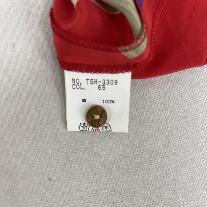 トルネードマート TORNADO MART シャツ、ブラウス 半袖 シルク製 和柄 アロハ シャツ tsh-3309 M 赤 / レッド / red メンズ USED 古着 中古 50160512