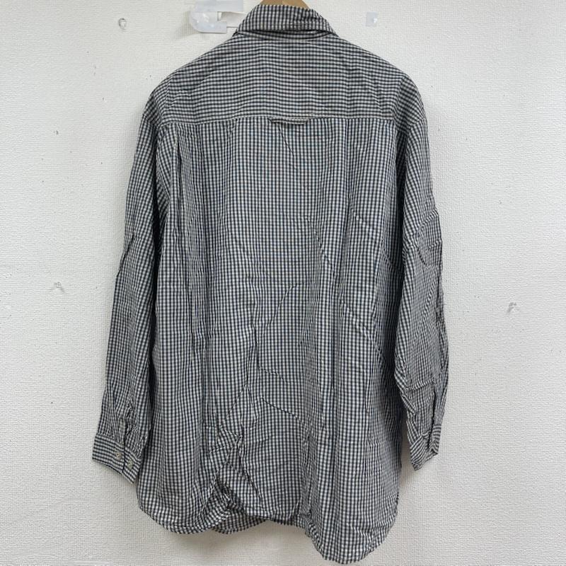古着 USED シャツ、ブラウス 長袖 SHADE S INDIVIDUAL DESIGN ブルーギンガム チェック シャツ 灰 / グレー / gray メンズ USED 古着 中古 50160513