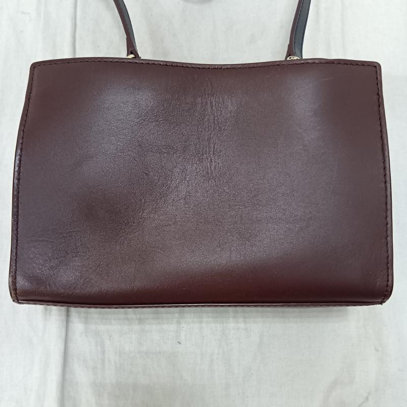 ポールスミス Paul Smith ショルダーバッグ ショルダーバッグ マルチカラーストライプ ロゴプリント ミニショルダーバッグ バーガンディー×レッド - ロゴ、文字 えんじ / ワインレッド / dark red レディース USED 古着 中古 50160515