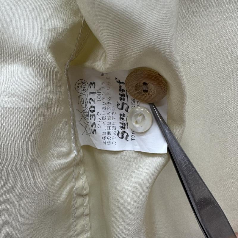 サンサーフ SUN SURF シャツ、ブラウス 半袖 Special Edition SASA TORA 虎 総柄 シルク アロハ シャツ SS30213 XL ベージュ / ベージュ / beige メンズ USED 古着 中古 50160516