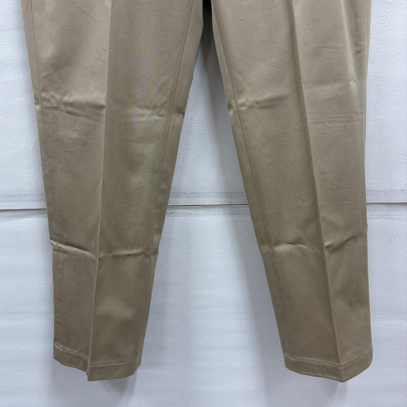 ポロバイラルフローレン Polo by RALPH LAUREN パンツ チノパン 90s 2タック チノパン カジュアル フォーマル パンツ ジッパーフライ ヴィンテージ 36インチ 無地 ベージュ / ベージュ / beige メンズ USED 古着 中古 50160523