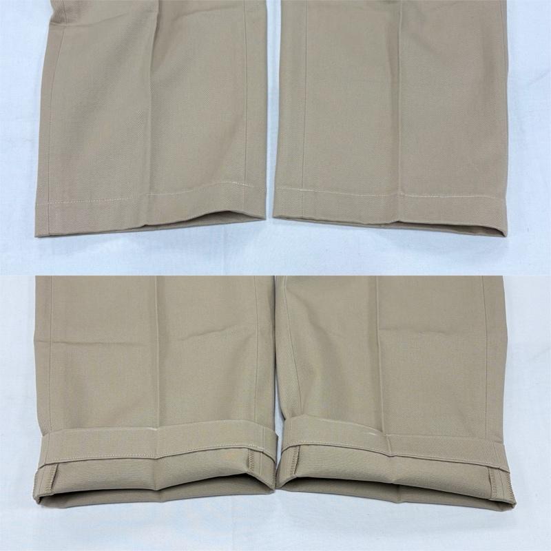 ポロバイラルフローレン Polo by RALPH LAUREN パンツ チノパン 90s 2タック チノパン カジュアル フォーマル パンツ ジッパーフライ ヴィンテージ 36インチ 無地 ベージュ / ベージュ / beige メンズ USED 古着 中古 50160523