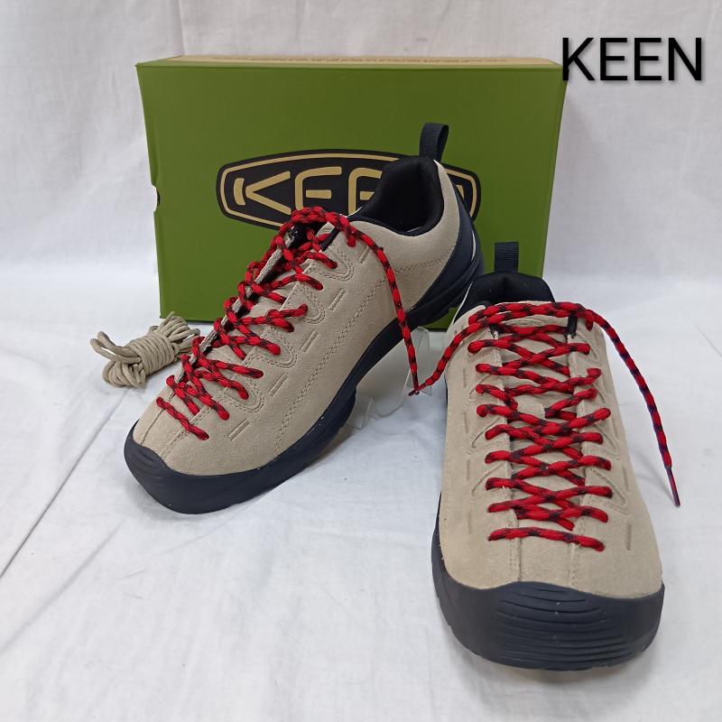 キーン KEEN スニーカー スニーカー 1002672 JASPER Silver Mink US9.5/27.5cm アウトドアスニーカー US：9.5 ベージュ / ベージュ / beige メンズ USED 古着 中古 50160541
