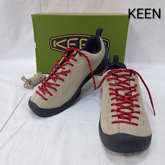 キーン KEEN スニーカー スニーカー 1002672 JASPER Silver Mink US9.5/27.5cm アウトドアスニーカー US：9.5 ベージュ / ベージュ / beige メンズ USED 古着 中古 50160541