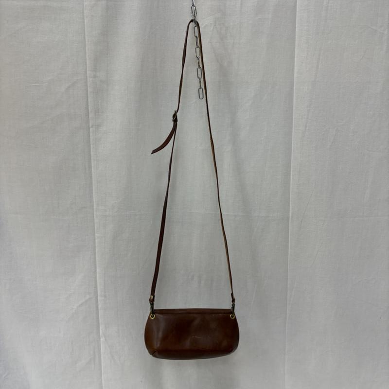 レザー レザー ショルダーバッグ ショルダーバッグ 栃木レザー pot ポシェット ミニショルダーバッグ brown 日本製 - 無地 茶 / ブラウン / brown レディース USED 古着 中古 50160542