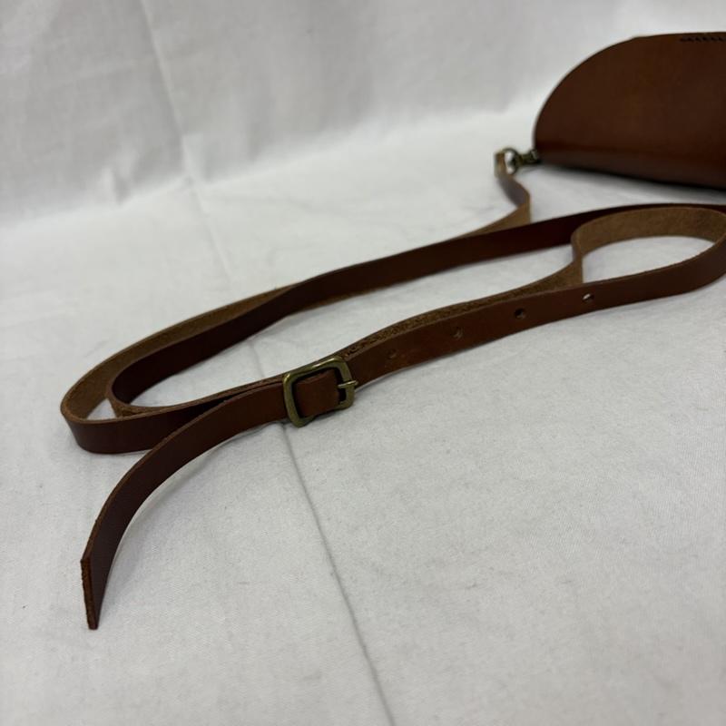 レザー レザー ショルダーバッグ ショルダーバッグ 栃木レザー pot ポシェット ミニショルダーバッグ brown 日本製 - 無地 茶 / ブラウン / brown レディース USED 古着 中古 50160542