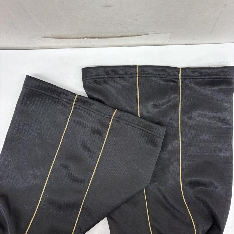 ドレスキャンプ DRESSCAMP パンツ ワークパンツ、ペインターパンツ Champion コラボ ポリエステル ライン ストレート ジャージ S 黒 / ブラック / black メンズ USED 古着 中古 50160546