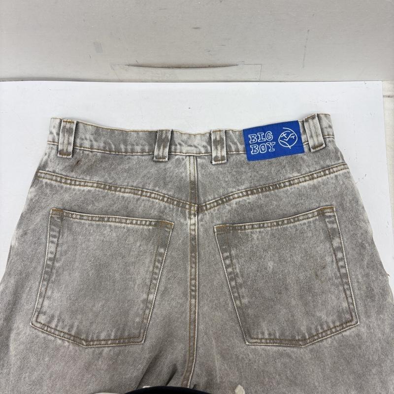 ポーラー POLAR パンツ デニム、ジーンズ BIG BOY ビックボーイ バギー フィット デニム パンツ M 灰 / グレー / gray メンズ USED 古着 中古 50160555