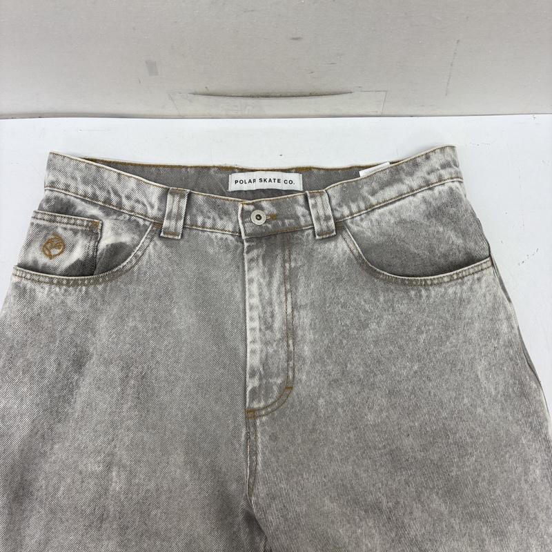 ポーラー POLAR パンツ デニム、ジーンズ BIG BOY ビックボーイ バギー フィット デニム パンツ M 灰 / グレー / gray メンズ USED 古着 中古 50160555