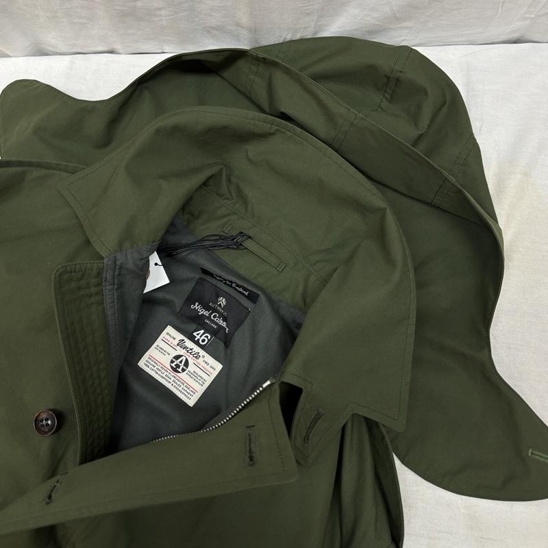 ナイジェルケーボン Nigel Cabourn ジャケット、上着 ジャンパー、ブルゾン 8051-11-30020 RAF UTILITY JACKET フード取り外し可 ユーティリティ ジャケット 46 緑 / グリーン / green メンズ USED 古着 中古 50160557