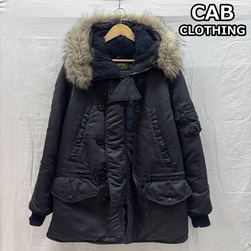 キャブクロージング CABCLOTHING ジャケット、上着 ジャンパー、ブルゾン N-3A CROWN ZIP ミリタリー フライト ジャケット MIL-J-6279 S 紺 / ネイビー / navy メンズ USED 古着 中古 50160563