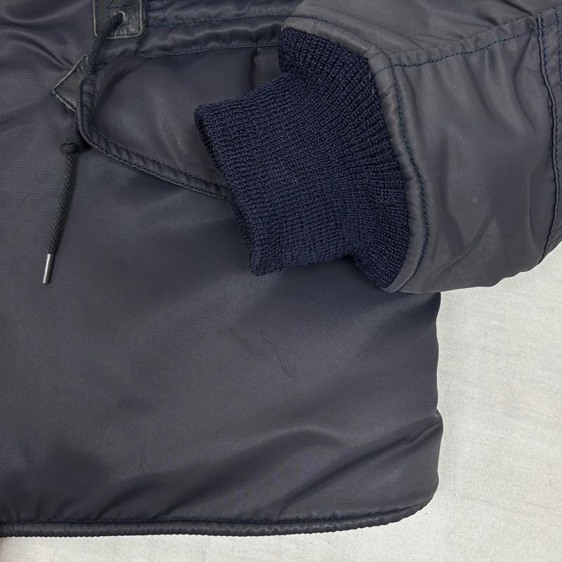キャブクロージング CABCLOTHING ジャケット、上着 ジャンパー、ブルゾン N-3A CROWN ZIP ミリタリー フライト ジャケット MIL-J-6279 S 紺 / ネイビー / navy メンズ USED 古着 中古 50160563