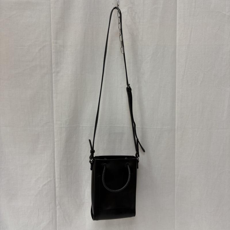 ヤーキ YAHKI ショルダーバッグ ショルダーバッグ ショルダーバッグ black スクエア レザー - 黒 / ブラック / black レディース USED 古着 中古 50160570