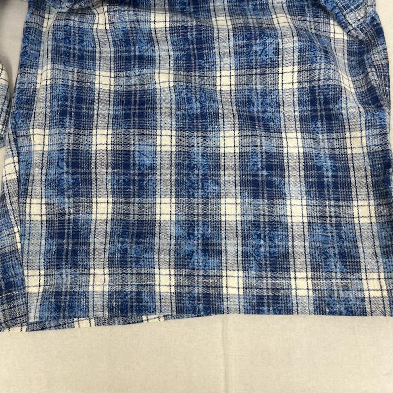 アーカイブ Archive パンツ ショートパンツ S.I.D. チェック柄 ショーツ ハーフ パンツ ベルトループ 金具付き M チェック 青 / ブルー / blue メンズ USED 古着 中古 50160577